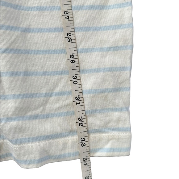 Ralph Lauren White/Blue Boat Neck Shift Dress with Laced Sleeve SZM - Picture 6 of 8